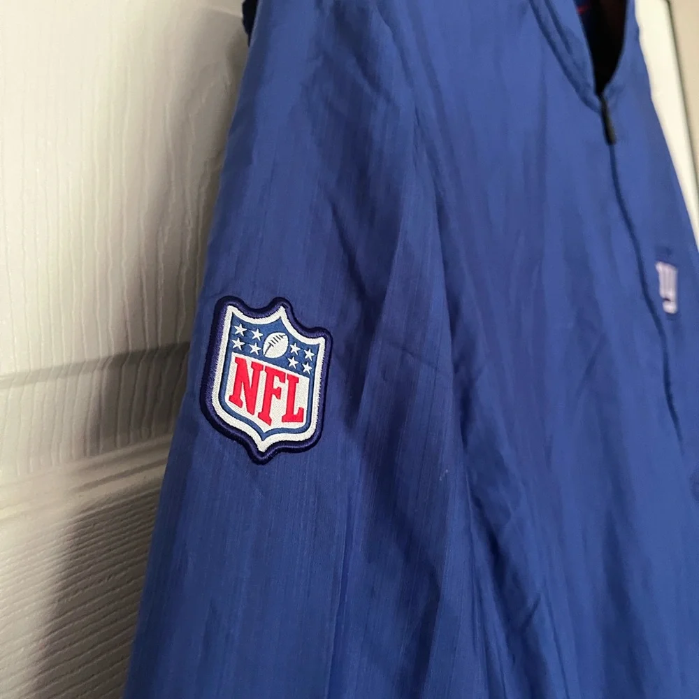{NFL x Nike} New York Giants Lightweight Pullover Jacket in Blue - Men's XXL